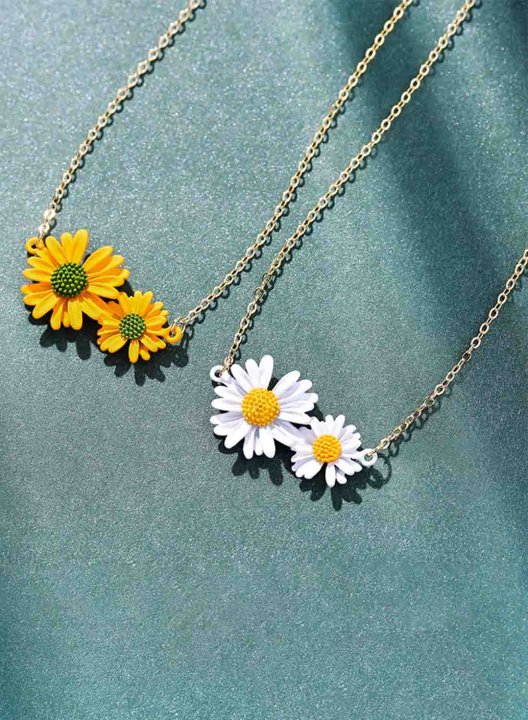 Women's Necklaces Daisy Sweet Cute Necklace