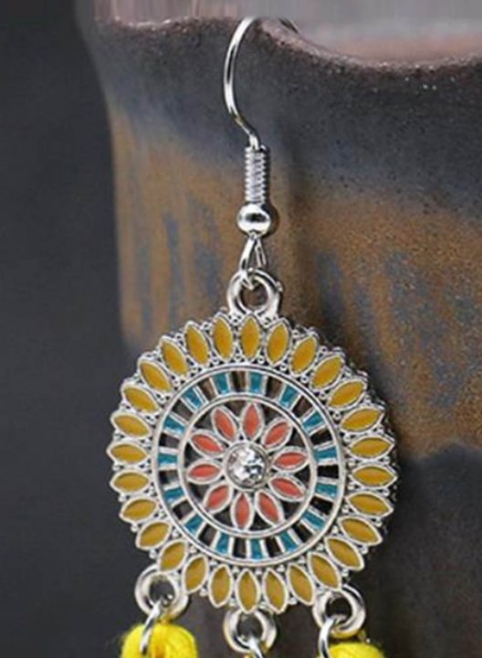 Women's Earrings Tribal Crystal Earrings