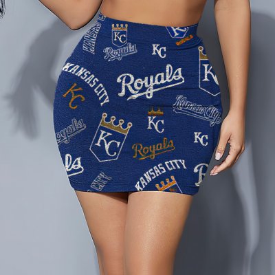 Kansas City Royals Women's Elastic Waist Hip Skirt
