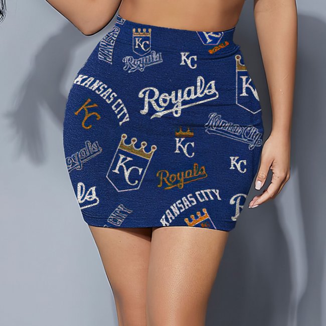 Kansas City Royals Women's Elastic Waist Hip Skirt