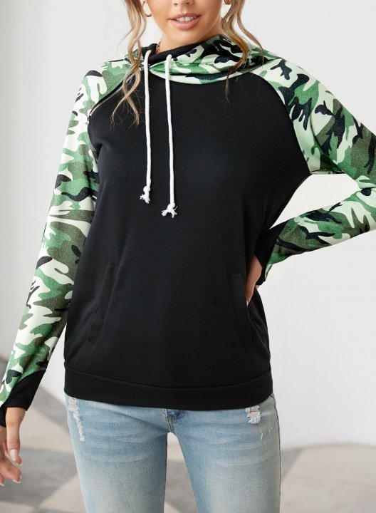 DoubleHood™ Sweatshirt - Army Vibes