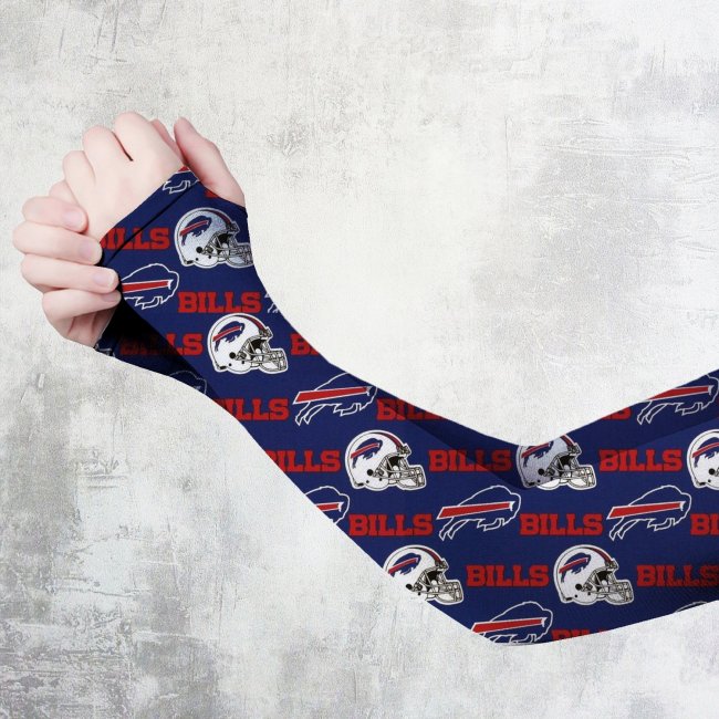 BUFFALO BILLS Cooling Arm Sleeves for Men & Women, UV Protective Tattoo Cover Up