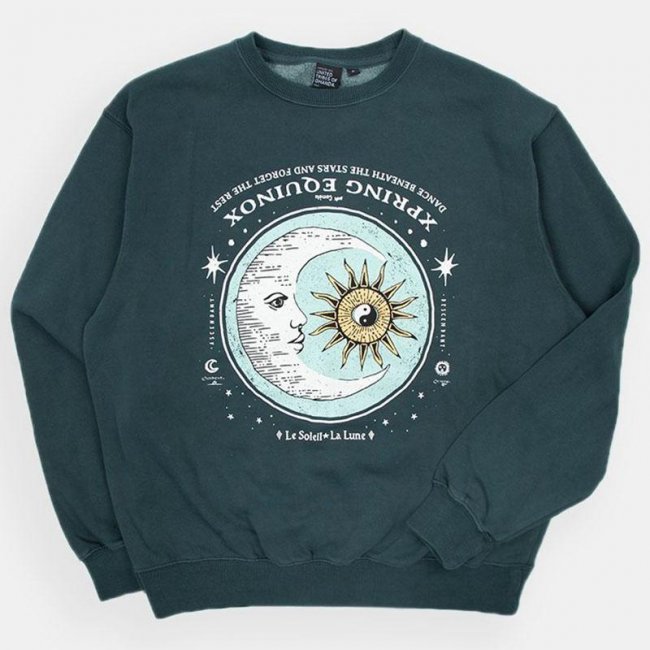 Women's SPRING EQUINOX OVERSIZED CREW Neck Sweatshirt