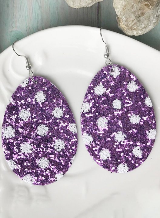 Women's Earrings Color Block Sequin Festival Daily Casual Earrings