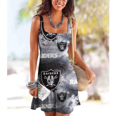 Oakland Raiders Women's sling casual dress