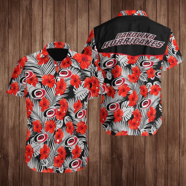 Team Hawaiian Hokey Team Flower Summer Shirt