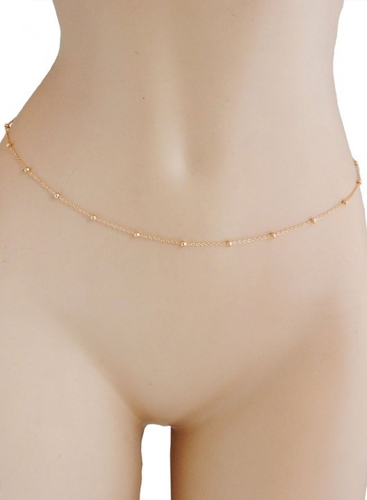 Women's Chains Copper Bead Waist Chain