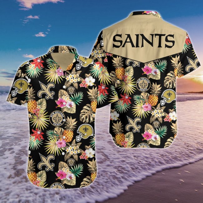 Team Hawaiian Football Team Flower Summer Shirt