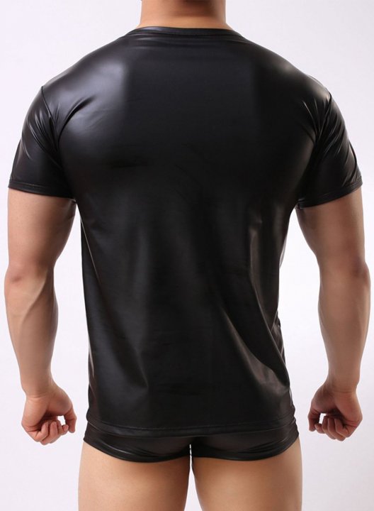 Men's T-shirts Solid Round Neck Short Sleeve Casual T-shirt