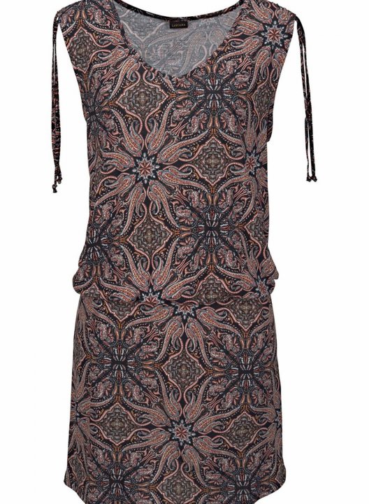 Women's Mini Dress Tribal Shift Belt V Neck Sleeveless Daily Casual Mini Dress