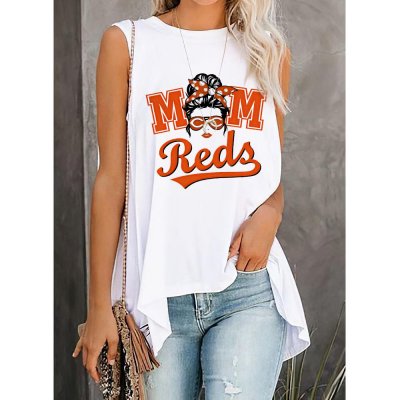 CincinnatiReds Printing Woman Vest T-shirt