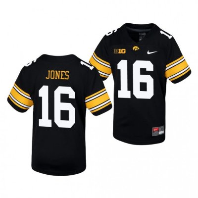 Iowa Hawkeyes Charlie Jones Black Untouchable Football Jersey