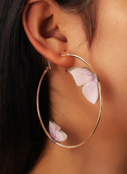 Women's Earrings Butterfly Solid Alloy Earrings