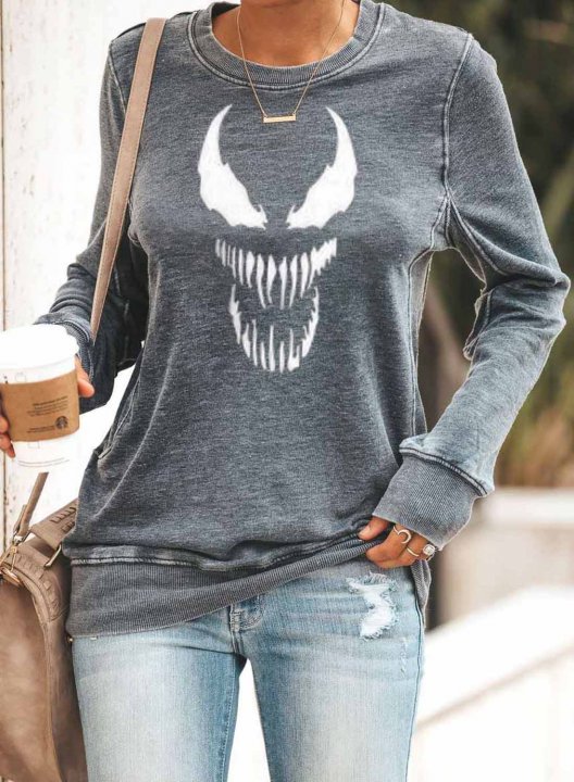 Hot Selling Fashion Printed Casual Sweatshirt