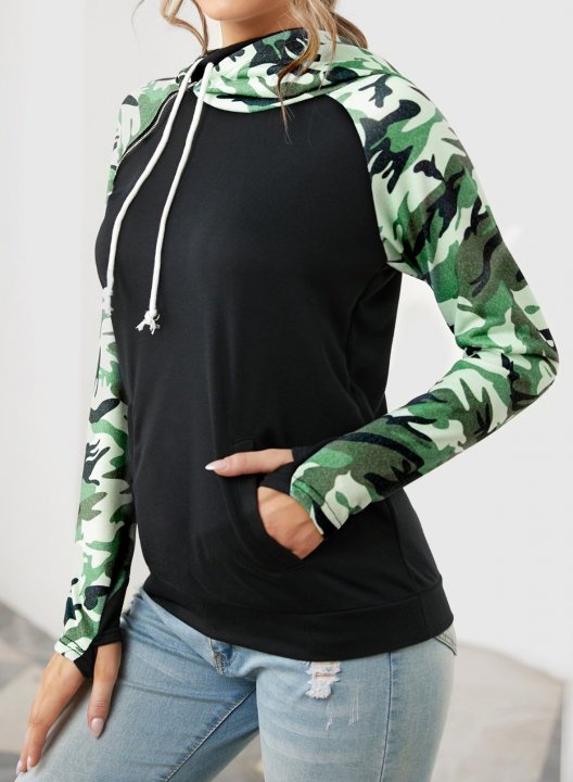 DoubleHood™ Sweatshirt - Army Vibes