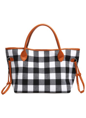 Women's Handbags Leopard Plaid Daily Simple Stylish Shoulder Messenger Handbag
