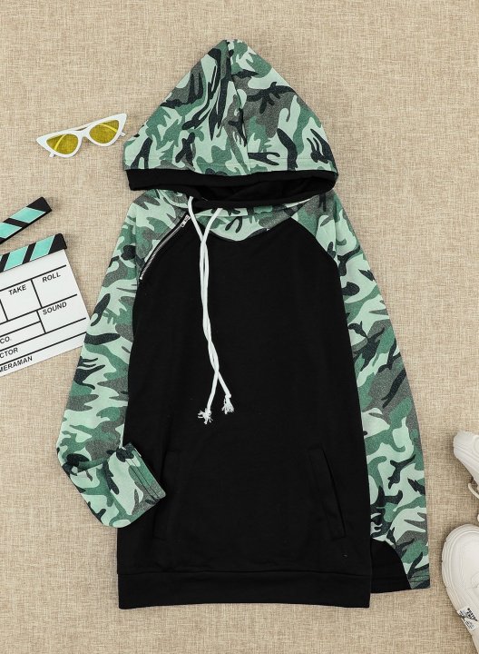 DoubleHood™ Sweatshirt - Army Vibes