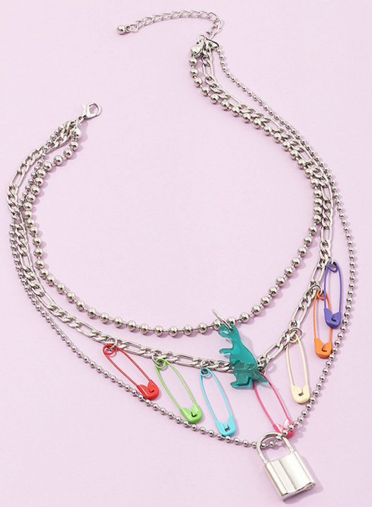 Women's Necklaces Multicolor Alloy Necklaces