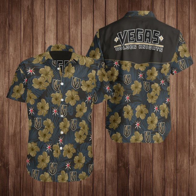 Team Hawaiian Hokey Team Flower Summer Shirt