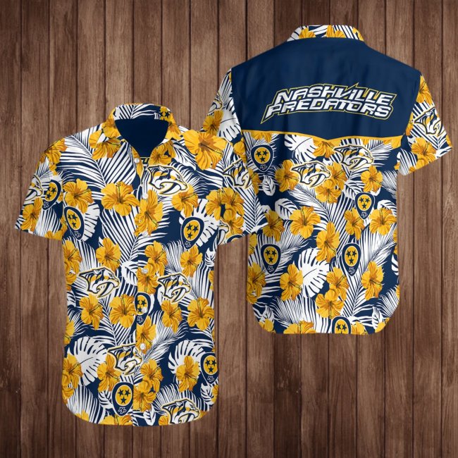 Team Hawaiian Hokey Team Flower Summer Shirt