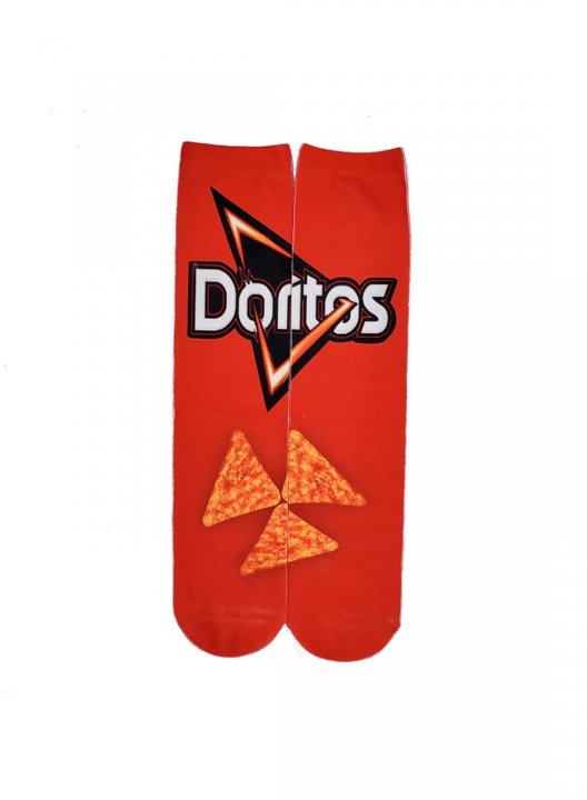 Funny Novelty Creative Socks Snacks Packing 3D Print Design Cotton Socks