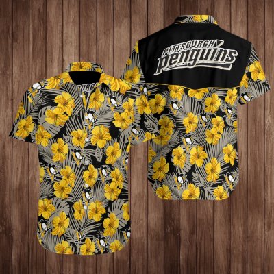 Team Hawaiian Hokey Team Flower Summer Shirt