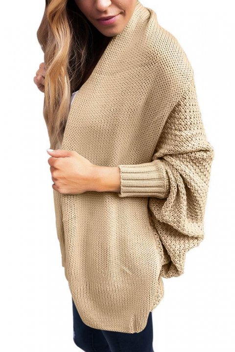 Women's Cardigans Chunky Knit Open Front Dolman Cardigan