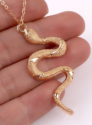 Women's Necklaces Snake-shaped Solid Stylish Daily Necklace