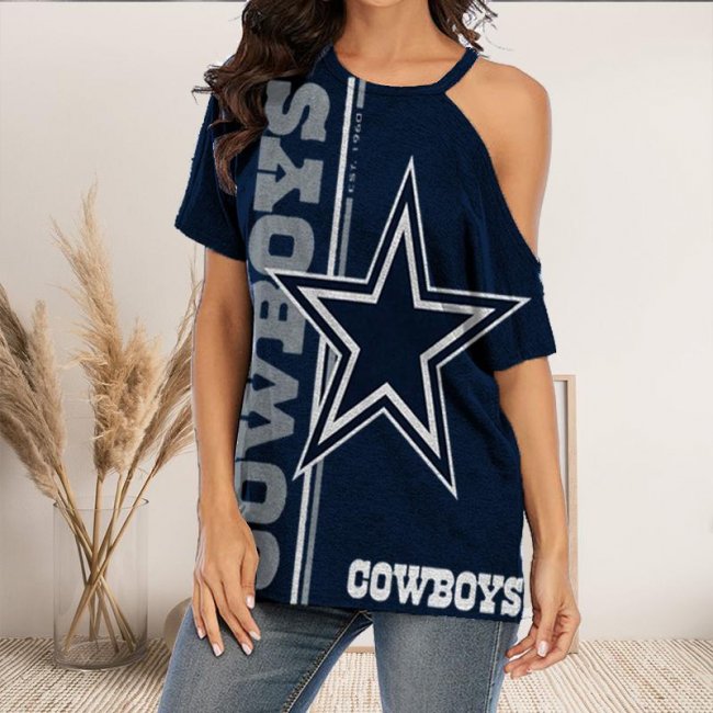 DALLAS COWBOYS Fans Should Support Off-The-Shoulder Top T-Shirt