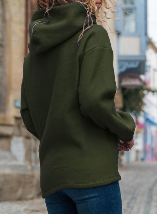 Loose Hooded Pullover Fashion Sweater