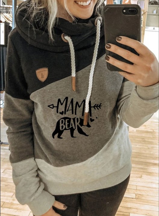 Fashion Solid Long Sleeve Casual Hoodie