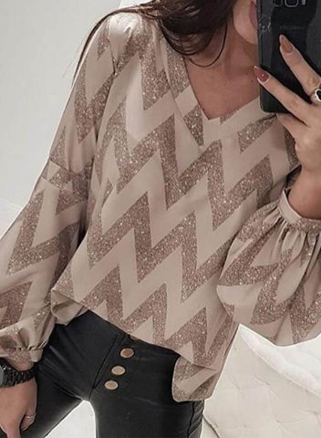 Women's Sweatshirt Solid Sequin V Neck Long Sleeve Date Elegant Pullovers