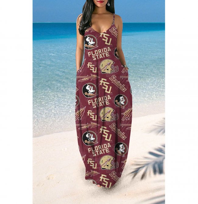 Florida State Seminoles Women's Summer Suspender Dress