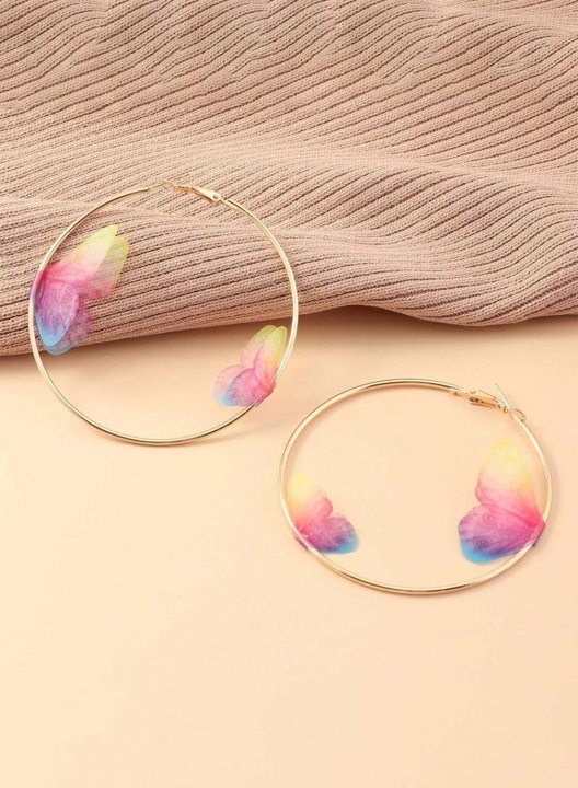 Women's Earrings Butterfly Solid Alloy Earrings