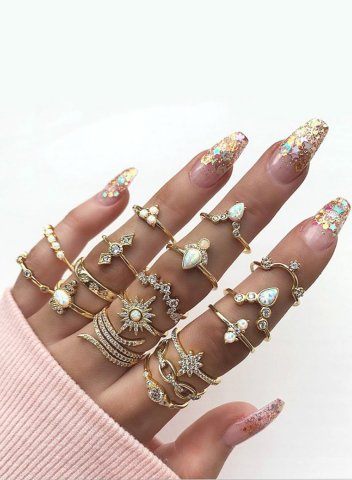 Women's Rings Solid Tribal Alloy Rings