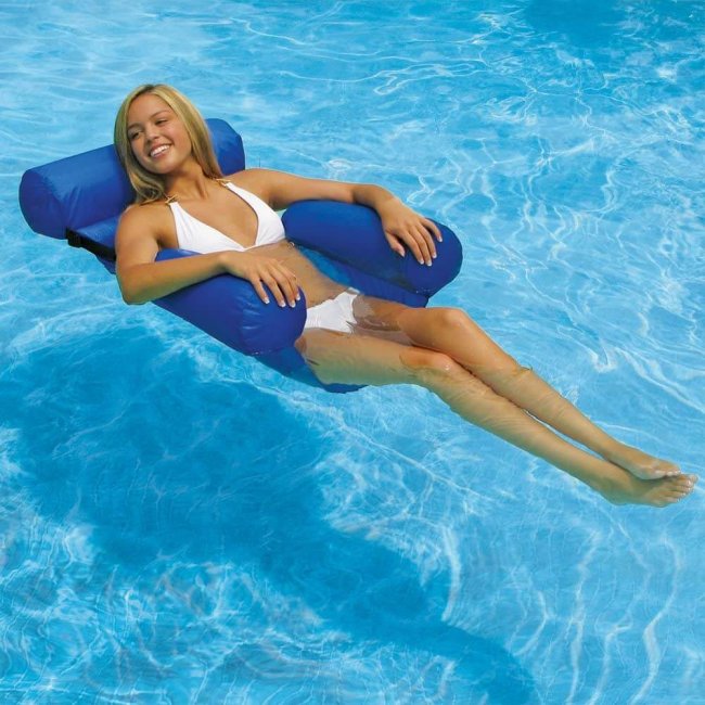 Water Floaties For Adults, Inflatable Swimming Pool Float Lounge