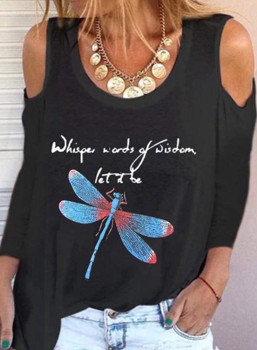 Butterfly/Letter/ Daisy Open Cold Shoulder Sweatshirt