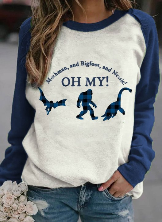 Women's Funny Bigfoot Mothman Nessie Sweatshirts