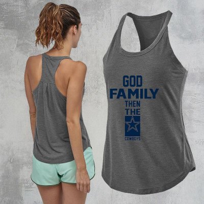 DALLAS COWBOYS Sports Vest Women's Beauty Back Yoga Top Sleeveless Running Yoga Clothes Fitness Clothes