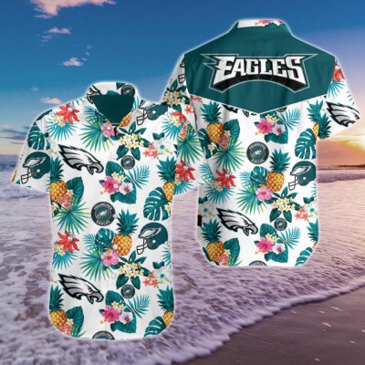 Team Hawaiian Football Team Flower Summer Shirt