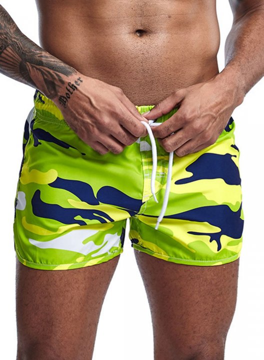 Men's Short Swim Trunks Beach Surf Sports Quick Dry Breathable Board Shorts