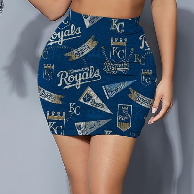 Kansas City Royals Women's Elastic Waist Hip Skirt