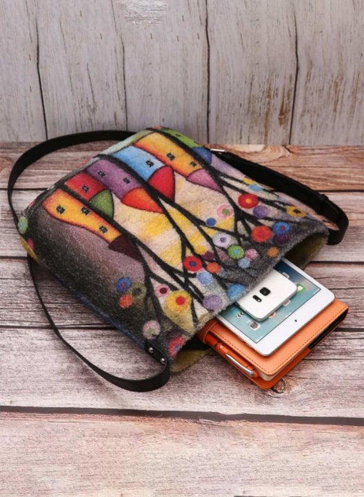 Women's Messenger Bags Floral Daily Casual Shoulder Messenger Bag