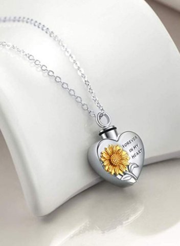 Women's Necklaces Floral Letter Heart-shaped Alloy Necklaces