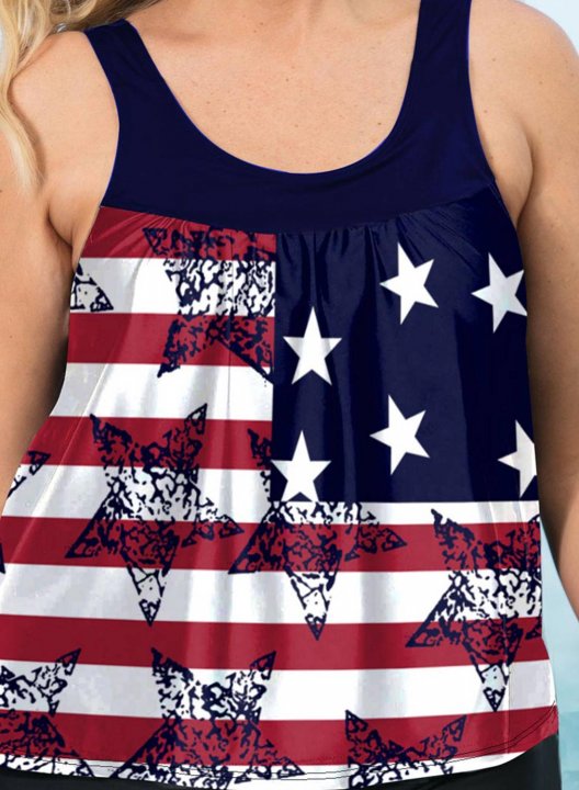 Women's Tankinis American Flag Tankinis