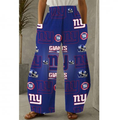 Women's New York Giants printed pocket pants