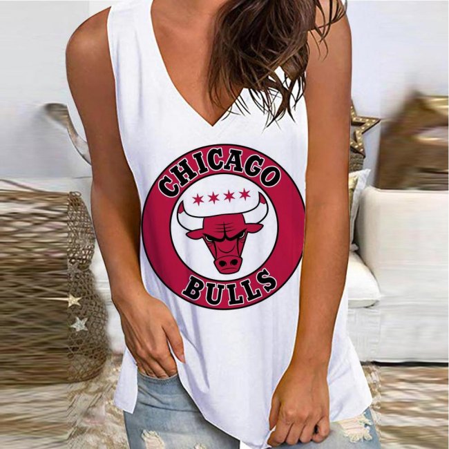 Women's team loose fitting sleeveless top