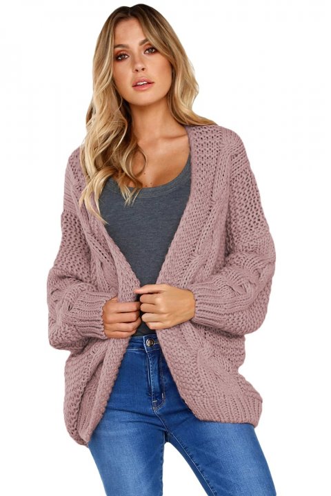 Women's Cardigans Chunky Wide Long Sleeve Knit Cardigan