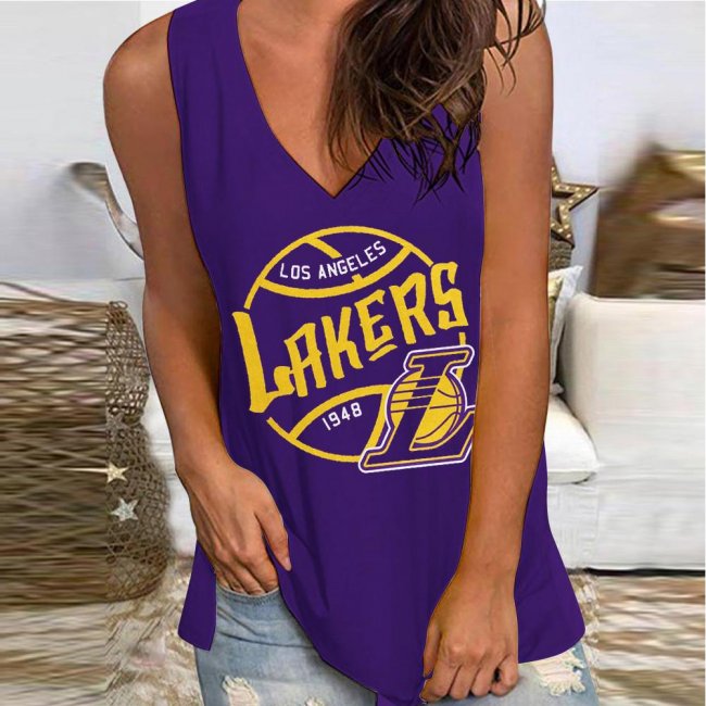 Women's team loose fitting sleeveless top