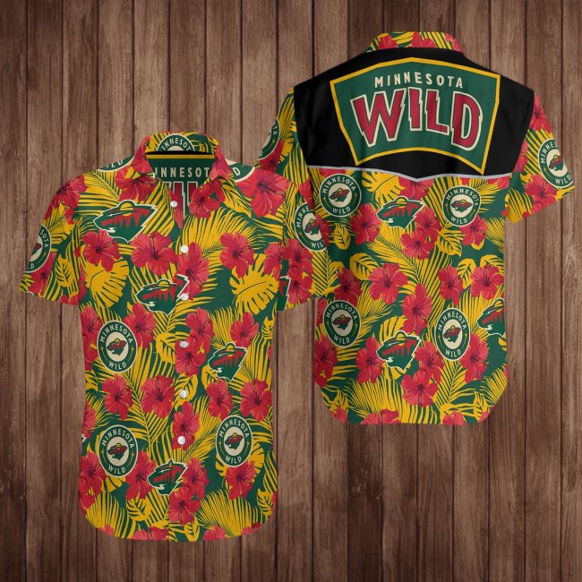 Team Hawaiian Hokey Team Flower Summer Shirt